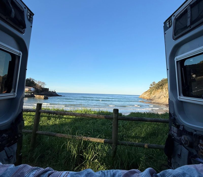 Camper-vistas-aparcada-cantabria